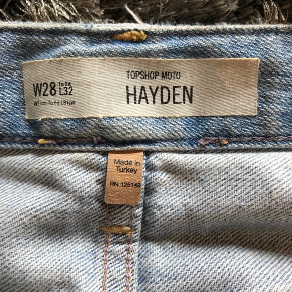 Topshop Moto Hayden Custom Patch Jeans - Picture 6 of 7